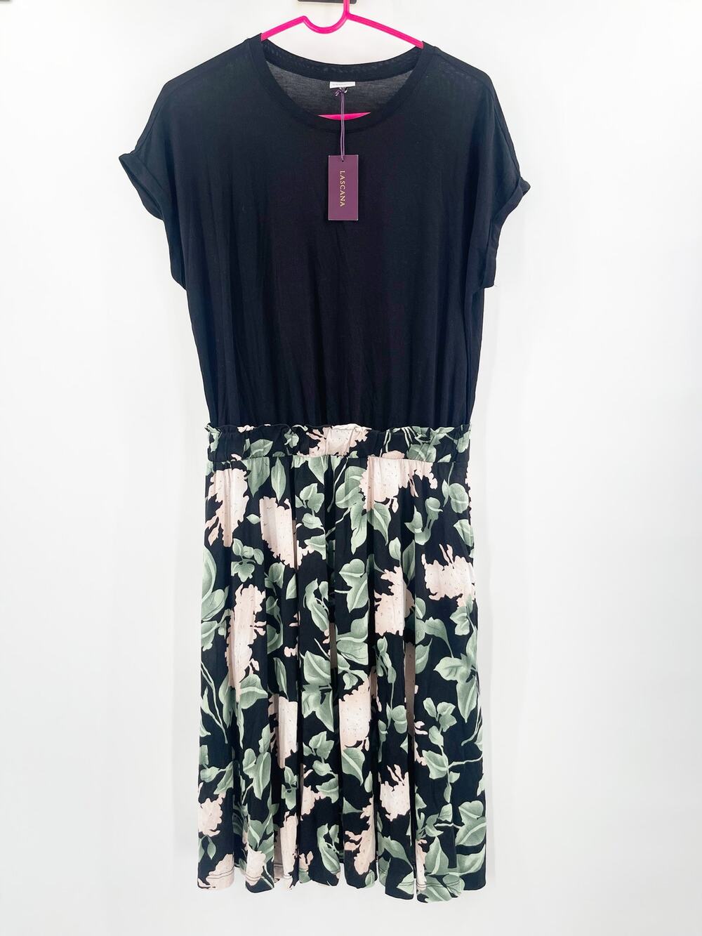 LASCANA Dress Size 10 NWT Jersey Knit Travel Vacation Casual Beach Sundress